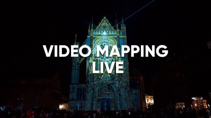 008. Video mapping live